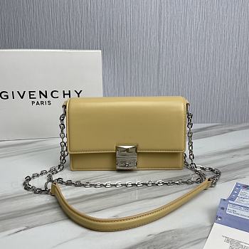 Givenchy Crossbody Bag Yellow Size 20 x 13 x 5 cm