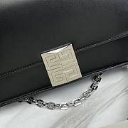 Givenchy Crossbody Bag Black Silver Hardware Size 20 x 13 x 5 cm - 5
