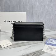 Givenchy Crossbody Bag Black Silver Hardware Size 20 x 13 x 5 cm - 3