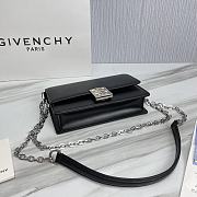 Givenchy Crossbody Bag Black Silver Hardware Size 20 x 13 x 5 cm - 2