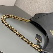 Prada Black Soft Calfskin Leather Shoulder Bag Size 39 x 29 x 19 cm - 6