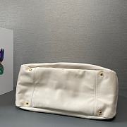 Prada Soft Calfskin Leather Shoulder Bag White Size 39 x 29 x 19 cm - 6