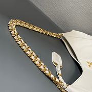 Prada Soft Calfskin Leather Shoulder Bag White Size 39 x 29 x 19 cm - 4