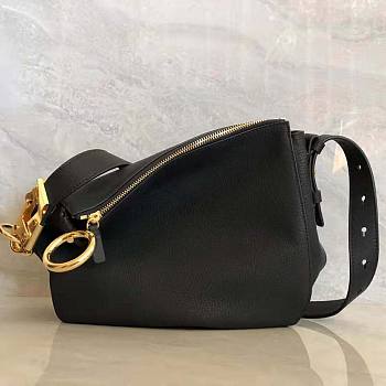 Burberry Medium Knight Bag Black Size 37 x 13 x 32 cm