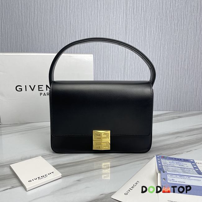 Givenchy Small Leather 4G Crossbody Bag Black Size 21 x 15 x 6 cm - 1