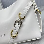 Givenchy Mini Voyou Leather Hobo White Size 24 x 18 x 3.5 cm - 3