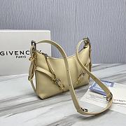 Givenchy Mini Voyou Leather Hobo Beige Size 24 x 18 x 3.5 cm - 5