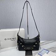 Givenchy Mini Voyou Leather Hobo Black Size 24 x 18 x 3.5 cm - 4