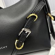 Givenchy Mini Voyou Leather Hobo Black Size 24 x 18 x 3.5 cm - 2