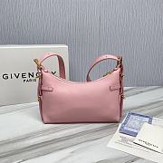 Givenchy Mini Voyou Leather Hobo Pink Size 24 x 18 x 3.5 cm - 4