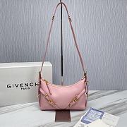 Givenchy Mini Voyou Leather Hobo Pink Size 24 x 18 x 3.5 cm - 3