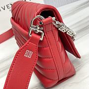 Givenchy Baguette Bag Red Size 25 x 15 x 6 cm - 6