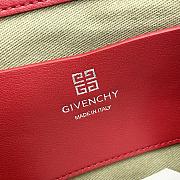 Givenchy Baguette Bag Red Size 25 x 15 x 6 cm - 2