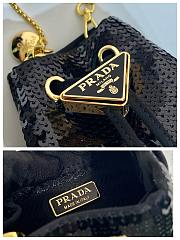 Prada Satin And Sequin Mini Black Size 10 x 12 x 7 cm - 2
