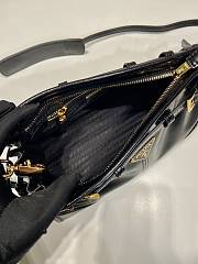 Prada Black Small Leather Shoulder Bag Size 26 x 14 x 12 cm - 6