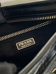 Prada Black Small Leather Shoulder Bag Size 26 x 14 x 12 cm - 5