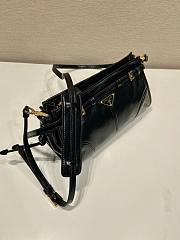 Prada Black Small Leather Shoulder Bag Size 26 x 14 x 12 cm - 2