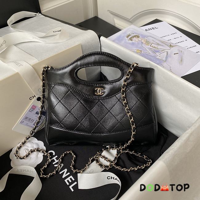 Chanel Mini 31 Bag Black Size 17.5 × 20.5 cm - 1