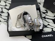 Chanel Flap Bag Star Coin Silver Size 20 x 15 x 4 cm - 5