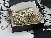 Chanel Flap Bag Star Coin Gold Size 20 x 15 x 4 cm - 1