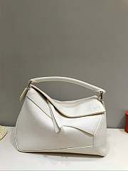 Loewe Puzzle Small White Bag Size 24 x 10 x 14 cm - 4