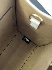 Fendi White Small Tote Shopping Bag Size 25.5 x 12 x 22.5 cm - 5
