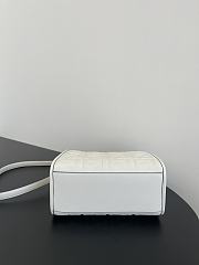 Fendi White Small Tote Shopping Bag Size 25.5 x 12 x 22.5 cm - 4