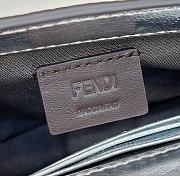 Fendi Baguette Silver Leather Bag Size 19 × 4 × 12 cm - 6