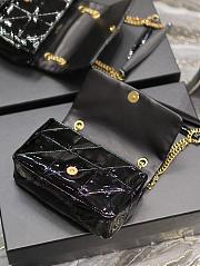 YSL Chain Bag Patent Leather Black Size 20 × 12.5 × 6.5 cm - 4