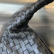 Bottega Veneta Large Hop Hobo Suede Shoulder Bag Black Size 54 x 24 x 13 cm - 2