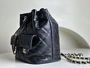 Chanel Double Pocket Backpack Black Size 22 x 21 x 13 cm - 6