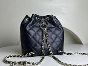 Chanel Double Pocket Backpack Black Size 22 x 21 x 13 cm - 5