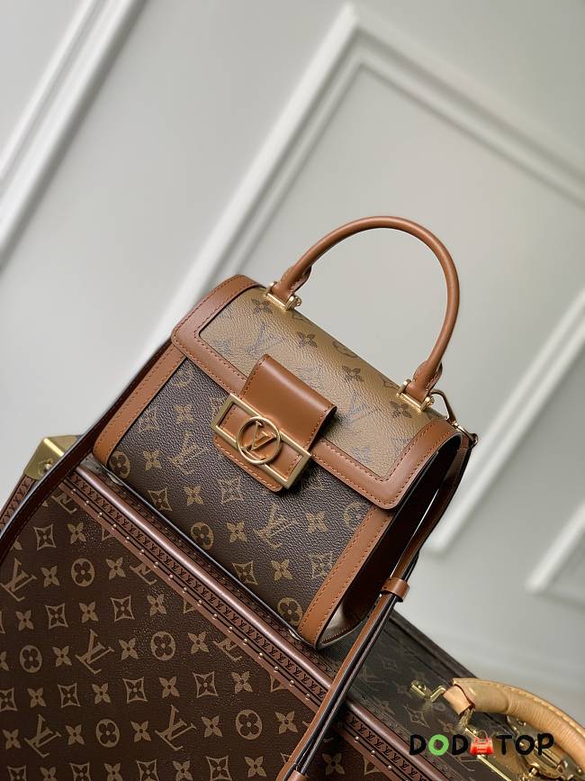 Louis Vuitton LV Dauphine Capitale Bag Size 17.5 x 17.5 x 9 cm - 1