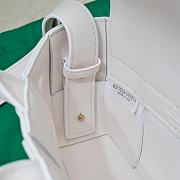 Bottega Veneta Mini East-West Arco Tote Handbag White Size 22 x 11 x 5.5 cm - 5