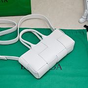 Bottega Veneta Mini East-West Arco Tote Handbag White Size 22 x 11 x 5.5 cm - 2