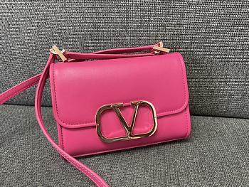 Valentino VLogo Rose Pink Bag Size 18 x 13 x 5 cm
