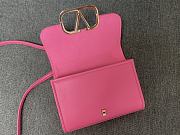 Valentino VLogo Rose Pink Bag Size 18 x 13 x 5 cm - 2