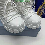 Prada Platform Snow Boots Black/White  - 5