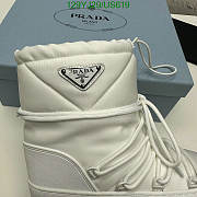 Prada Platform Snow Boots Black/White  - 3