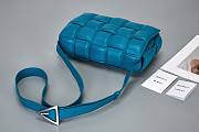  Bottega Veneta Padded Cassette Blue Bag Size 26 x 18 x 8 cm - 6