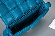  Bottega Veneta Padded Cassette Blue Bag Size 26 x 18 x 8 cm - 5