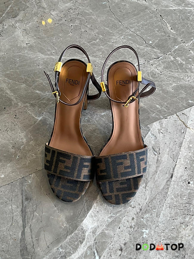 Fendi Delfina Sandals 6 cm - 1