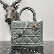 Dior Saddle Shoulder Pouch Grey Size 26 cm - 1