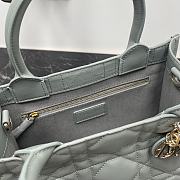 Dior Saddle Shoulder Pouch Grey Size 26 cm - 4