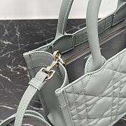 Dior Saddle Shoulder Pouch Grey Size 26 cm - 3