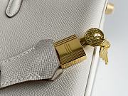 Hermes Double Sided Kelly Desordre White Size 20 cm - 4