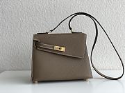 Hermes Double Sided Kelly Desordre Taupe Size 20 cm - 1