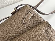 Hermes Double Sided Kelly Desordre Taupe Size 20 cm - 3