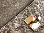 Hermes Double Sided Kelly Desordre Taupe Size 20 cm - 2