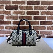 Gucci Ophidia GG Mini Top Handle Bag Black Size 21.5 x 14 x 11.5 cm - 1